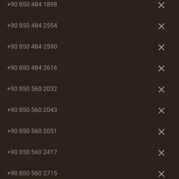 0850 Numaralarından Gelen Sürekli Aramalar