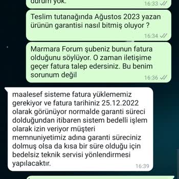 Satış Sonrası İlgisizlik Ve Kalitesiz Ürün Deneyimi