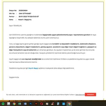 THY Bagaj Kaybı Ve Hasarlı Teslimat Sorunu