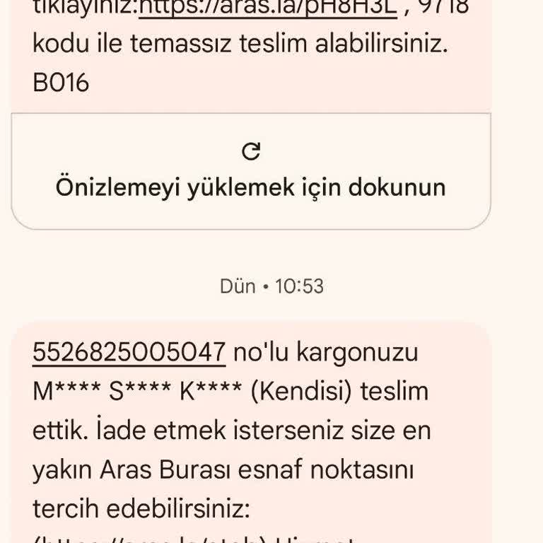 Kargo Teslimatında Sürekli Sorunlar Ve Yetersiz Hizmet
