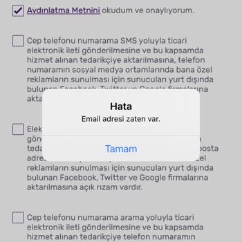 Gratis Uygulamasına Giriş Sorunu
