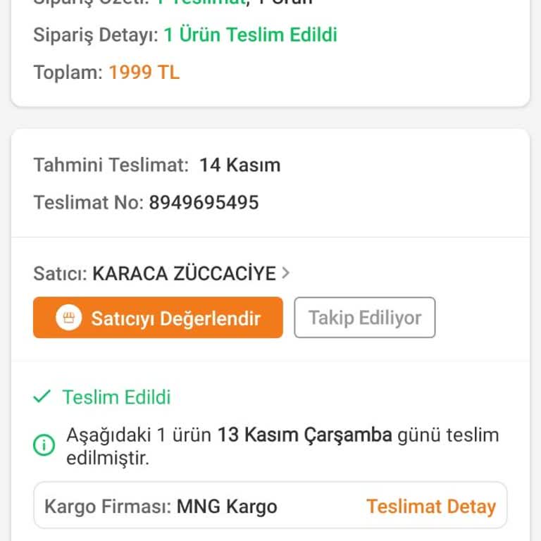 Karaca Züccaciye İademi Yapmıyor