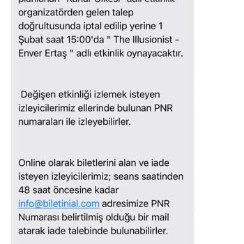 Biletinial.com Bilet İadesi İçin Yaşadığım Zorluklar