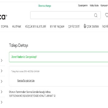 Karaca Mutfak Robotu İade Sorunu