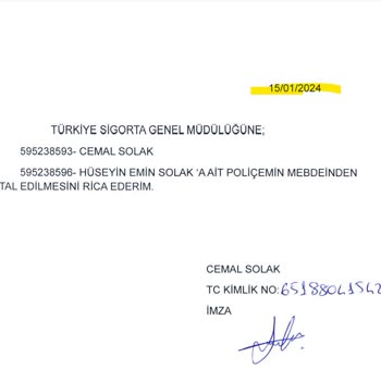 Sigorta Poliçesi İptalinde Gecikme Sorunu
