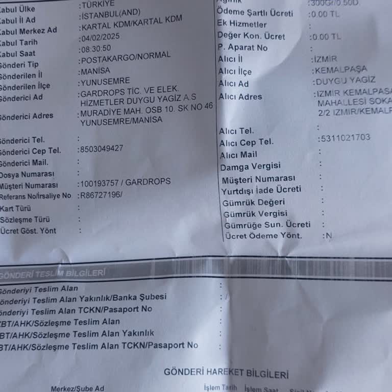 Yanlış Beden Ve Kargo Ücreti Mağduriyeti