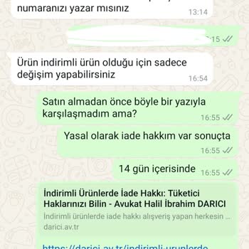 Yanıltıcı İade Politikası Ve Bilinçsiz Müşteri Hizmetleri