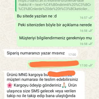 Yanıltıcı İade Politikası Ve Bilinçsiz Müşteri Hizmetleri