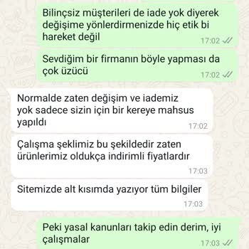 Yanıltıcı İade Politikası Ve Bilinçsiz Müşteri Hizmetleri