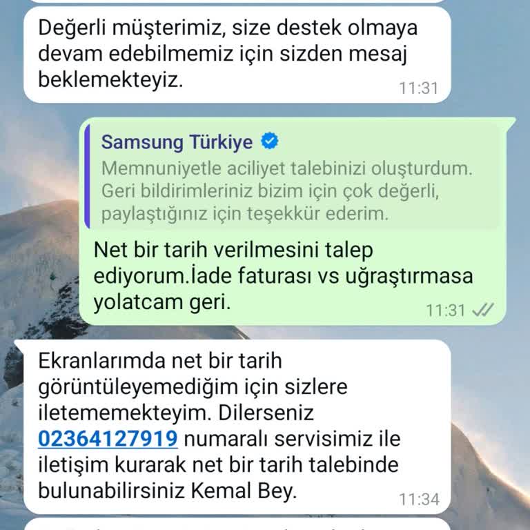Samsung TV Kurulumunda 3 Haftadır Bekliyoruz