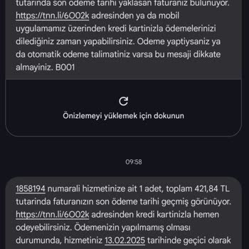 Fatura Tarihleri Ve Müşteri Hizmetlerine Ulaşım Sorunu