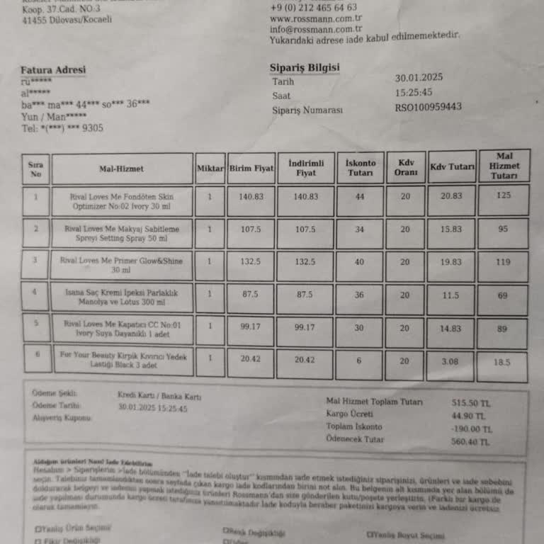 Eksik Ürün Ve İlgisizlik Sorunu