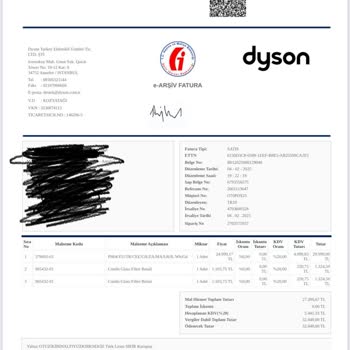 Dyson Cihazının Arızası Ve Yetersiz Teknik Destek