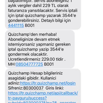 Onaysız Üyelik Ve Çifte Faturalama Sorunu