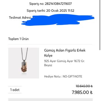 Hediye Siparişimde Büyük Hayal Kırıklığı!