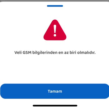 İSMEK Uygulamasında Veli GSM Bilgisi Eksikliği