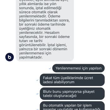 Kullanmadığım Hizmet İçin Ücret İadesi Talebi