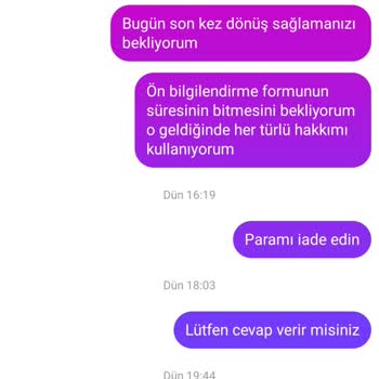 Sipariş Gecikmesi Ve İletişimsizlik Sorunu