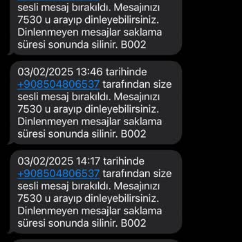 Sürekli Aramalarla Rahatsız Edilme