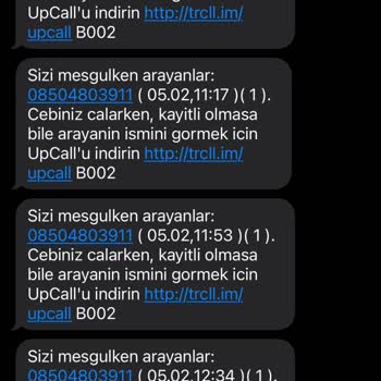 Sürekli Aramalarla Rahatsız Edilme