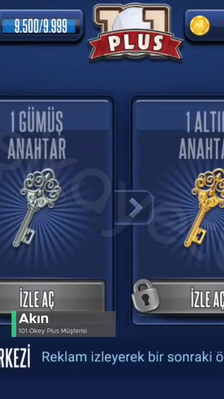 101 Okey Plus Reklam İzleyememe, Bonus Çip Alamama videonun kapak resmi