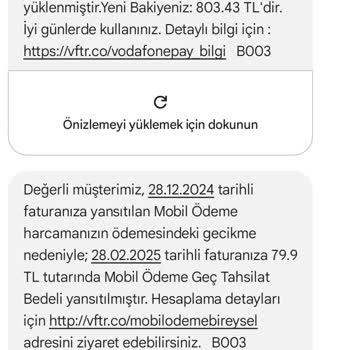 Kullanmadığım Hizmet İçin Fahiş Fatura Ücreti