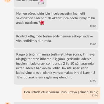 Trendyol'dan Aldığım Ürün İade Edildi, Mağduriyetim Giderilmiyor