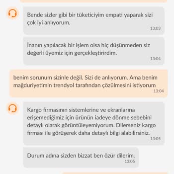 Trendyol'dan Aldığım Ürün İade Edildi, Mağduriyetim Giderilmiyor