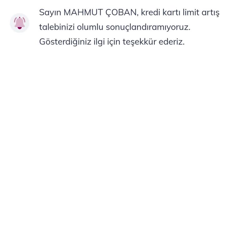 QNB Finansbank'ın Kredi Kartı Limit Güncelleme Sorunu