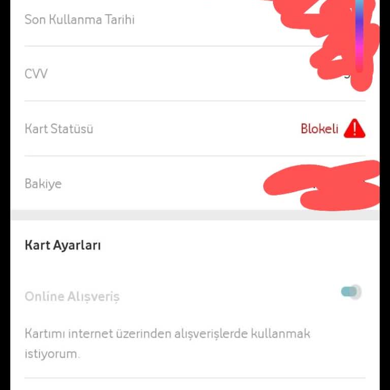Sanal Kart Blokesi Ve Çözüm Eksikliği