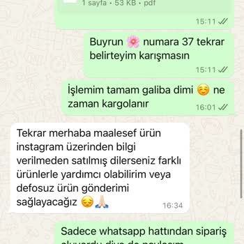 Sipariş İptali Ve Ücret İadesi Sorunu