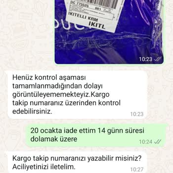 İade Talebime 17 Gündür Yanıt Yok!