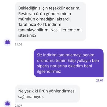 Siparişlerimdeki Eksiklikler Ve Yanlış Anlaşılmalar
