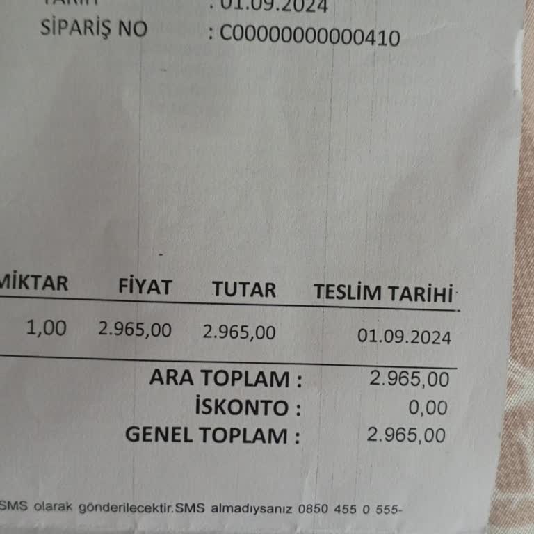 Zigon Sehpa Siparişi İptal Ve Müşteri Hizmetleri Karmaşası