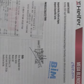 BİM'den Aldığım Mutfak Robotu Kırıldı Ve İlgisizlikle Karşılaştım