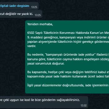 İnternetten Alışveriş ve İade Sorunları