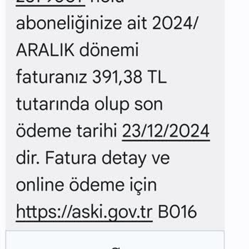 Şubat Ayı Su Faturasındaki Anormal Artış