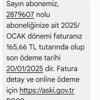 Şubat Ayı Su Faturasındaki Anormal Artış