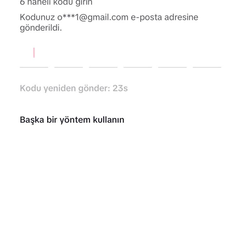TikTok Hesap Giriş Sorunu ve E-posta Güncelleme Talebi