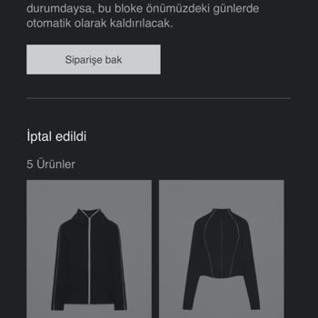 Oysho'dan İptal Edilen Siparişin İadesi Yapılmıyor