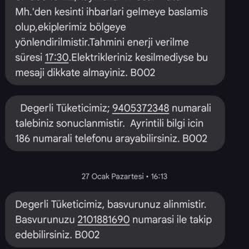 Elektrik Faturasında Yanlış Hesaplama Ve İletişim Sorunu