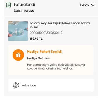 Karaca'dan Hediye Paketi Sorunu Ve Kötü Müşteri Hizmeti