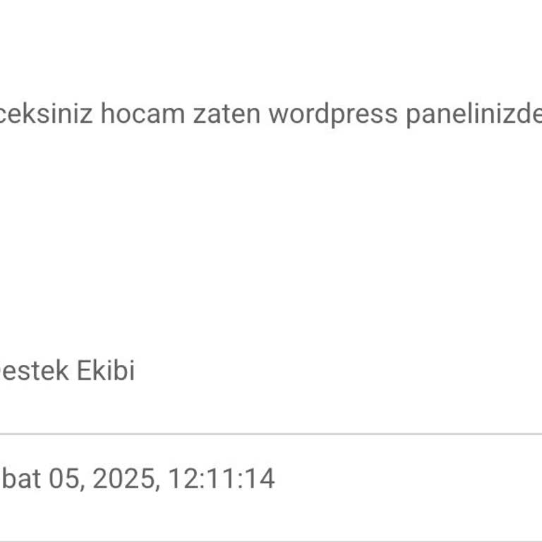 Güncelleme Sorunu Ve Destek Ekibi Üslubu
