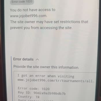Jojobet Erişim Sorunu: Oyuna Giremiyorum!