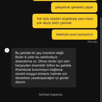 Bahis Sitesinde VIP Statüsü Sorunu