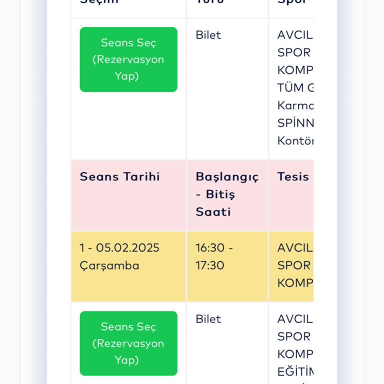 Spor İstanbul Sitesinde Seans İptali Sorunu