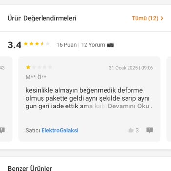 Trendyol'dan Aldığım Teleskop Hayal Kırıklığı Yarattı