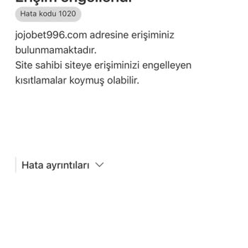 Jojobet Erişim Sorunu: Güvendiğim Siteye Giriş Yapamıyorum