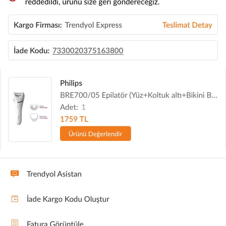 İade Talebinin Haksız Reddedilmesi