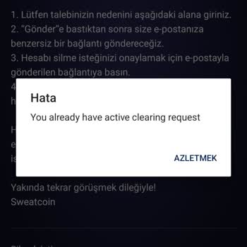 Sweatcoin Konto kann nicht gelöscht werden trotz vergessenen Passworts
